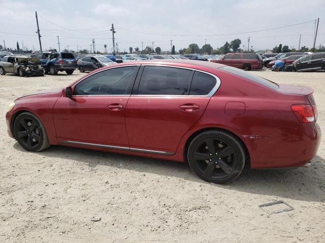 JTHBN96S365007123 - 2006 LEXUS GS 430 RED photo 2