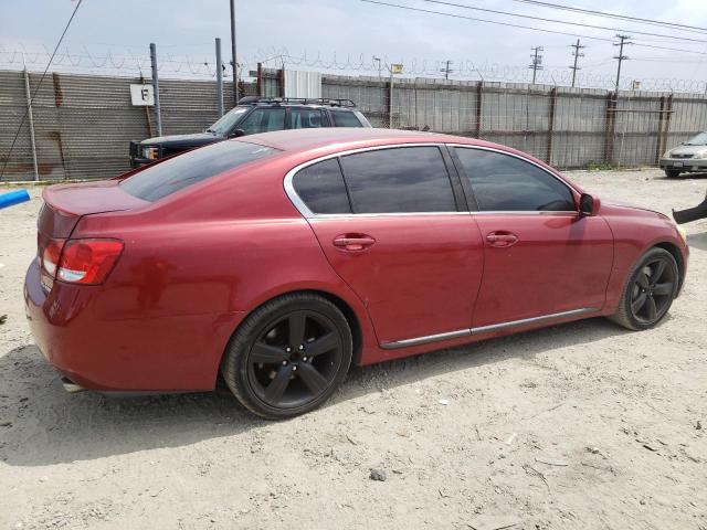 JTHBN96S365007123 - 2006 LEXUS GS 430 RED photo 3