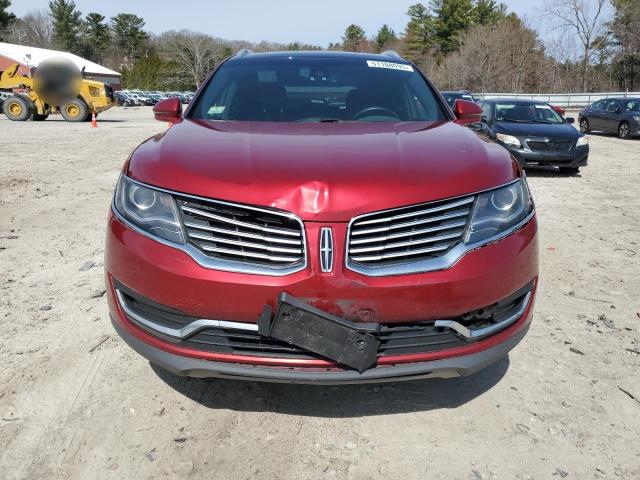 2LMPJ8LR3JBL18277 - 2018 LINCOLN MKX RESERVE Կարմիր լուսանկար 5
