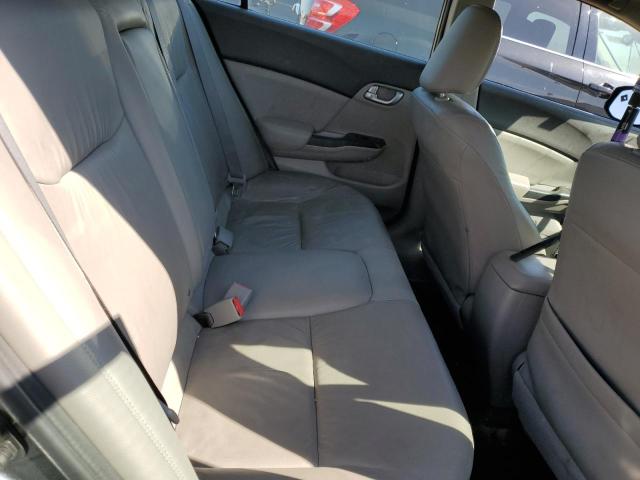 2HGFB2F99CH515599 - 2012 HONDA CIVIC EXL ნაცრისფერი ფოტო 10