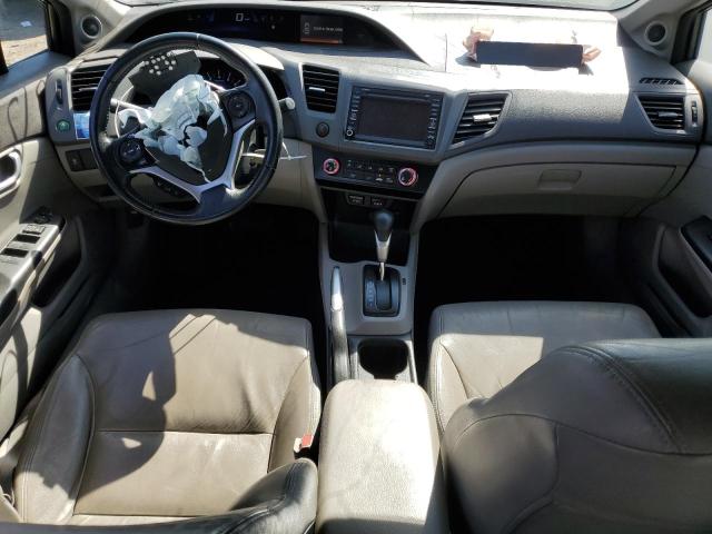 2HGFB2F99CH515599 - 2012 HONDA CIVIC EXL ნაცრისფერი ფოტო 8