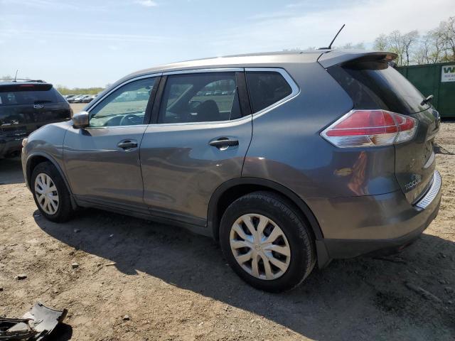 KNMAT2MV2GP626101 - 2016 NISSAN ROGUE S GRAY photo 2