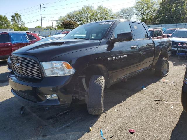 1C6RD7MT8CS306100 - 2012 DODGE RAM 1500 SPORT BLACK photo 1