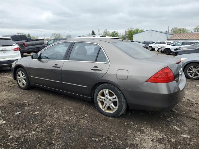 1HGCM56847A082557 - 2007 HONDA ACCORD EX GRAY photo 2