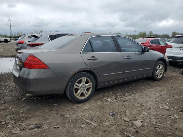 1HGCM56847A082557 - 2007 HONDA ACCORD EX GRAY photo 3