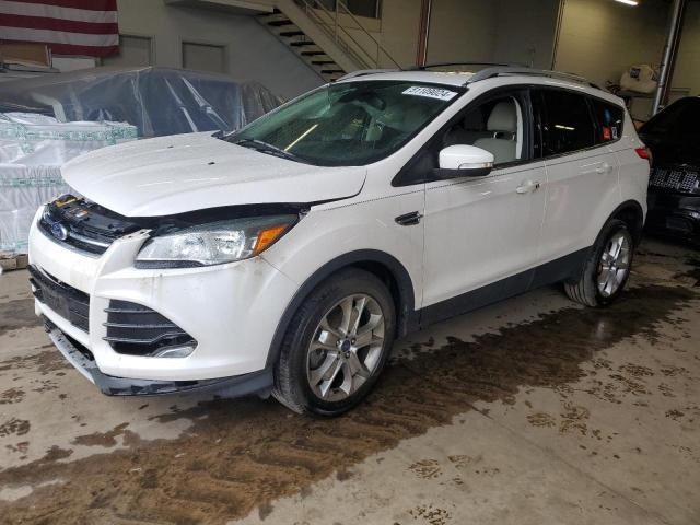 1FMCU9J94EUD84167 - 2014 FORD ESCAPE TITANIUM WHITE photo 1