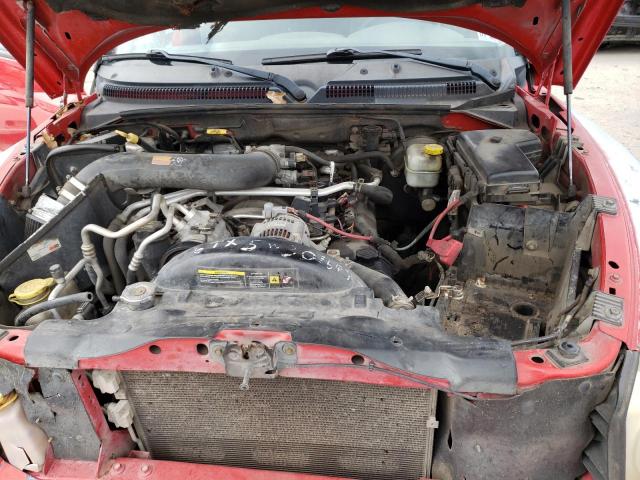 1D7HE42N86S649245 - 2006 DODGE DAKOTA SLT RED photo 11