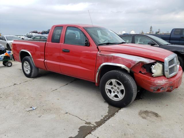 1D7HE42N86S649245 - 2006 DODGE DAKOTA SLT RED photo 4