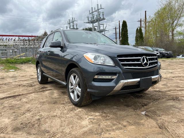 4JGDA5HB7FA599379 - 2015 MERCEDES-BENZ ML 350 4MATIC GRAY photo 1