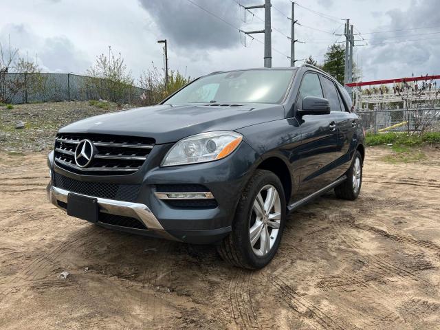 4JGDA5HB7FA599379 - 2015 MERCEDES-BENZ ML 350 4MATIC GRAY photo 2