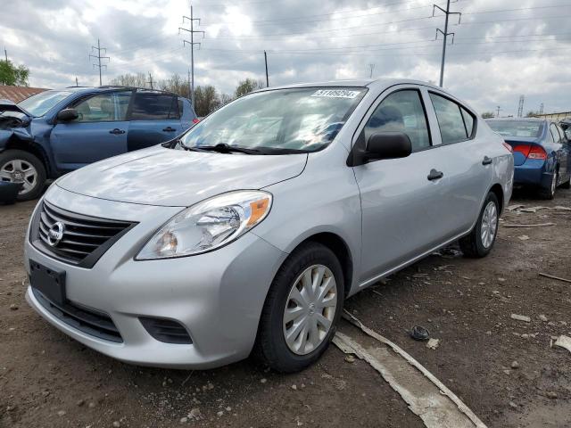 3N1CN7AP5CL810785 - 2012 NISSAN VERSA S SILVER photo 1