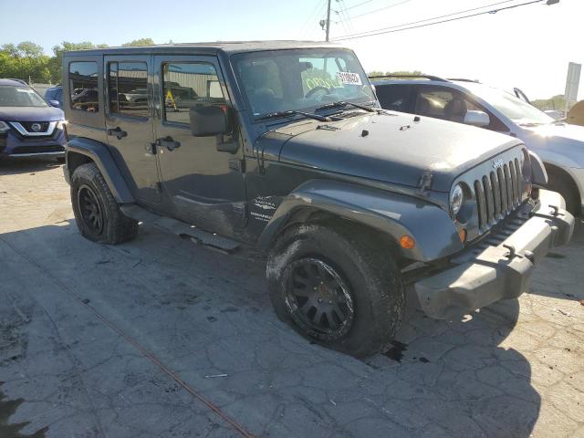 1J4GA59187L117154 - 2007 JEEP WRANGLER SAHARA BLACK photo 4