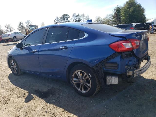 1G1BE5SM1H7235249 - 2017 CHEVROLET CRUZE LT BLUE photo 2