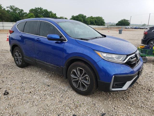 7FARW1H89NE014577 - 2022 HONDA CR-V EXL BLUE photo 4