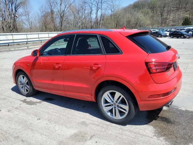 WA1ECCFS8JR026957 - 2018 AUDI Q3 PREMIUM RED photo 2