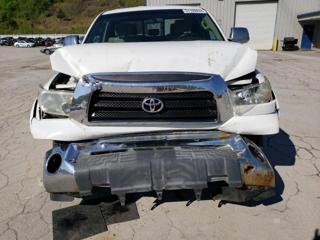 5TBBV54138S508278 - 2008 TOYOTA TUNDRA DOUBLE CAB WHITE photo 5