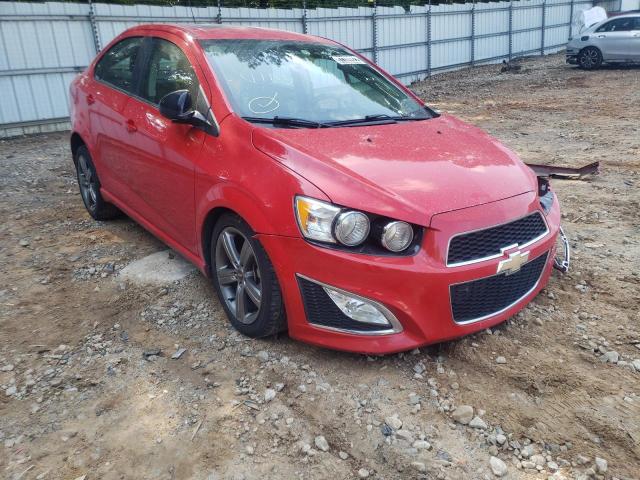 1G1JG5SB0G4103314 - 2016 CHEVROLET SONIC RS RED photo 1