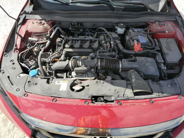 1HGCV1F3XMA045406 - 2021 HONDA ACCORD SPORT RED photo 11