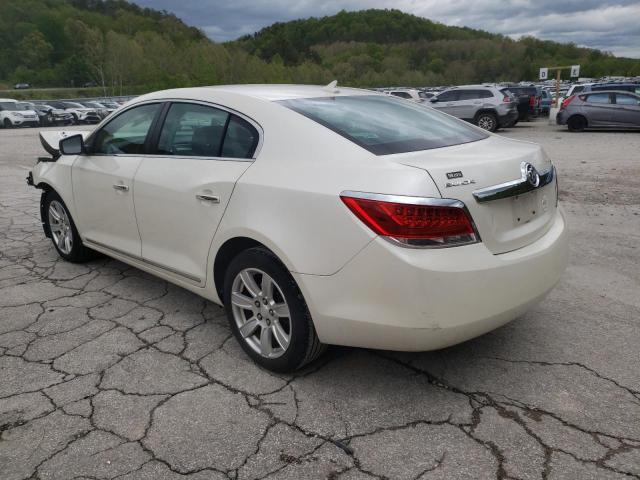 1G4GC5ED0BF276642 - 2011 BUICK LACROSSE CXL WHITE photo 2