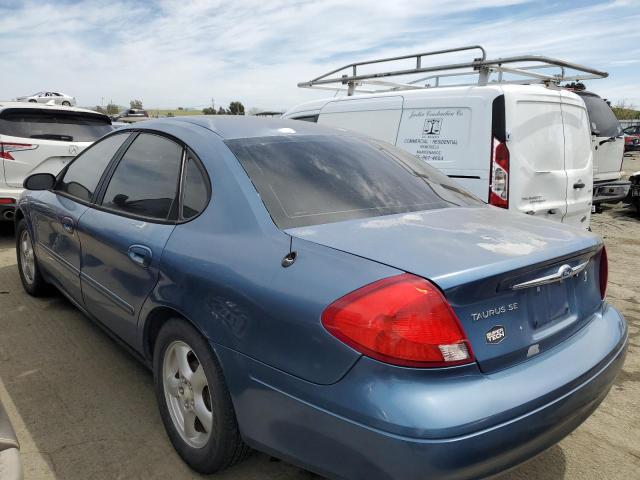 1FAFP53U22G191082 - 2002 FORD TAURUS SE BLUE photo 2