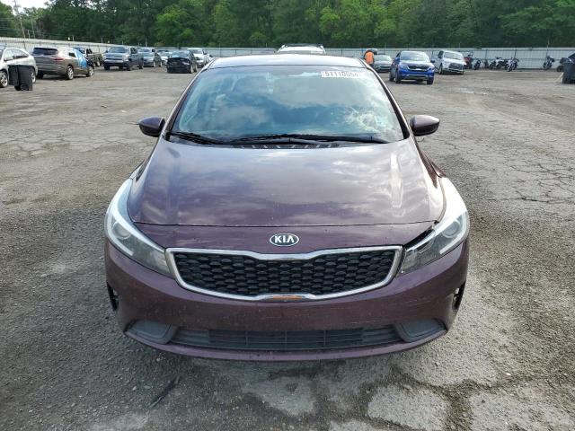 3KPFK4A74HE134262 - 2017 KIA FORTE LX MAROON photo 5