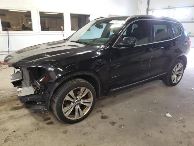 5UXWX7C56DL981704 - 2013 BMW X3 XDRIVE35I Қара фото 1