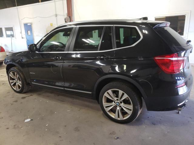 5UXWX7C56DL981704 - 2013 BMW X3 XDRIVE35I BLACK photo 2