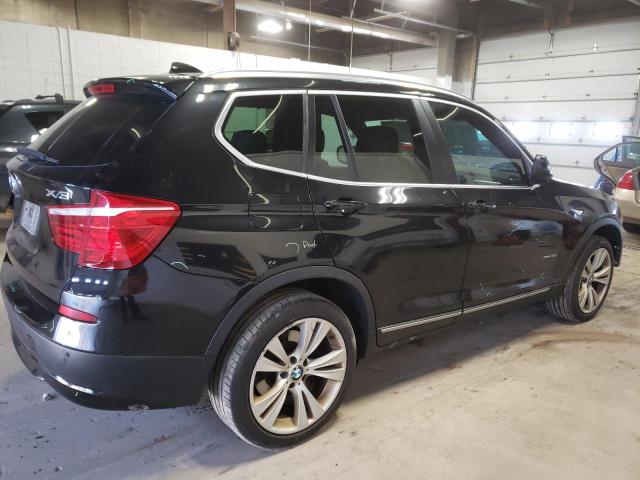 5UXWX7C56DL981704 - 2013 BMW X3 XDRIVE35I BLACK photo 3