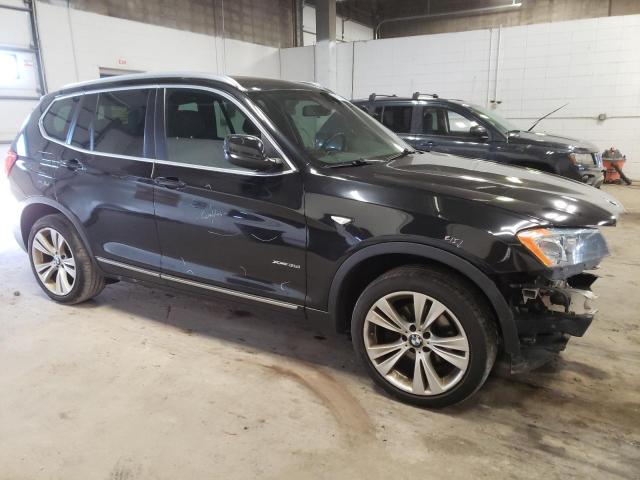 5UXWX7C56DL981704 - 2013 BMW X3 XDRIVE35I BLACK photo 4