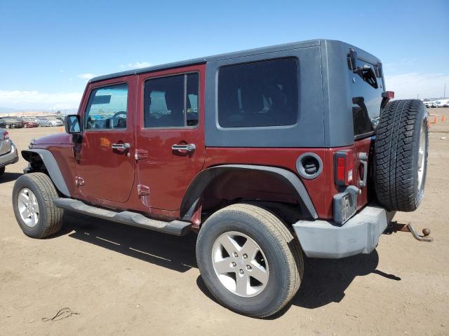 1J8GA59127L219984 - 2007 JEEP WRANGLER SAHARA RED photo 2