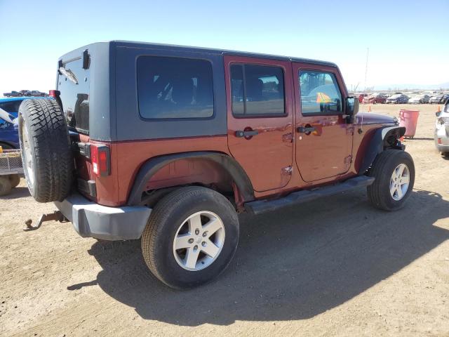 1J8GA59127L219984 - 2007 JEEP WRANGLER SAHARA RED photo 3