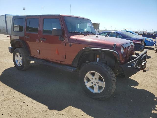 1J8GA59127L219984 - 2007 JEEP WRANGLER SAHARA RED photo 4