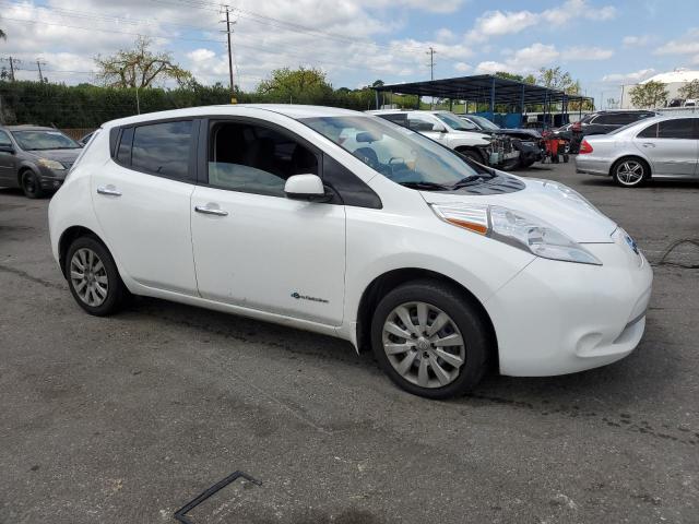 1N4AZ0CP7EC338624 - 2014 NISSAN LEAF S WHITE photo 4