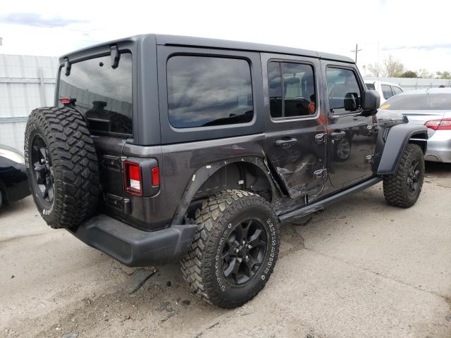 1C4HJXDN3LW169347 - 2020 JEEP WRANGLER SPORT GRAY photo 3