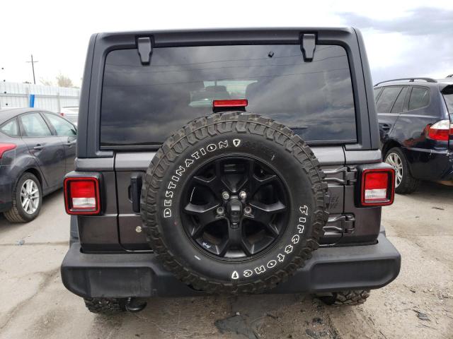 1C4HJXDN3LW169347 - 2020 JEEP WRANGLER SPORT GRAY photo 6