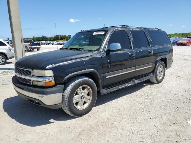 1GNEC16Z15J148904 - 2005 CHEVROLET SUBURBAN C1500 BLACK photo 1