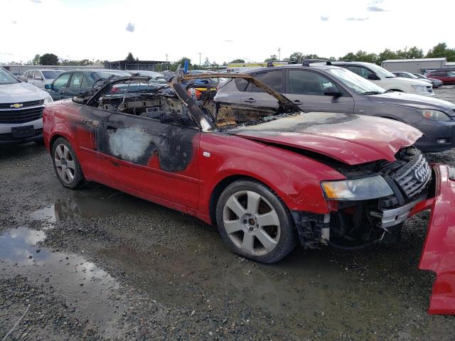 WAUAC48H84K000994 - 2004 AUDI A4 1.8 CABRIOLET RED photo 4