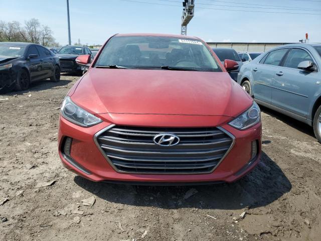 5NPD84LF7JH376233 - 2018 HYUNDAI ELANTRA SEL RED photo 5