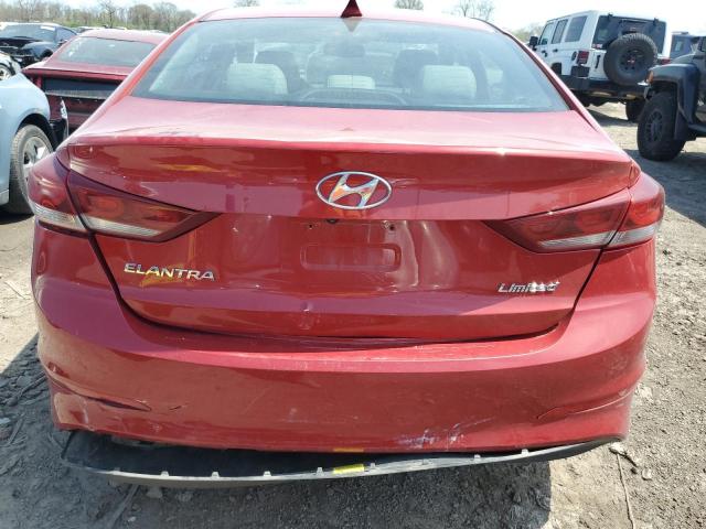 5NPD84LF7JH376233 - 2018 HYUNDAI ELANTRA SEL RED photo 6