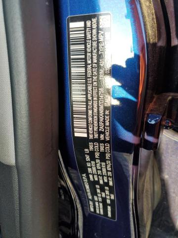 ZASPAKAN8M7D14758 - 2021 ALFA ROMEO STELVIO SPORT أزرق صورة 12