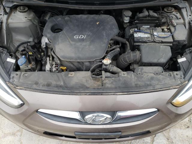 KMHCU4AE9EU614933 - 2014 HYUNDAI ACCENT GLS CREAM photo 11