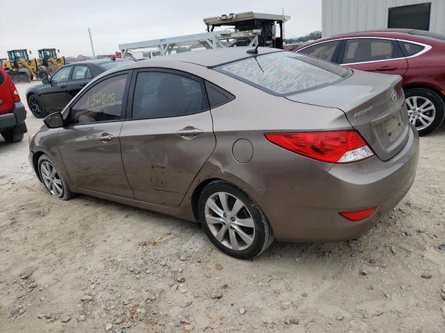 KMHCU4AE9EU614933 - 2014 HYUNDAI ACCENT GLS CREAM photo 2