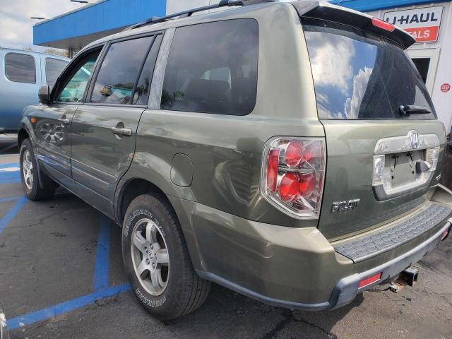 5FNYF18798B038669 - 2008 HONDA PILOT EXL GREEN photo 3