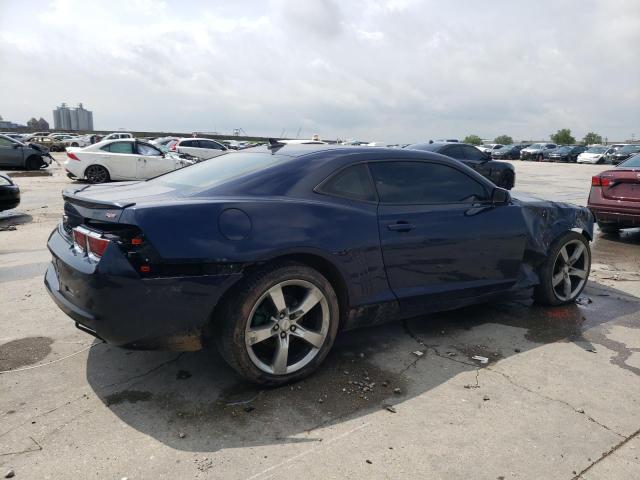 2G1FC1EV0A9189499 - 2010 CHEVROLET CAMARO LT BLUE photo 3