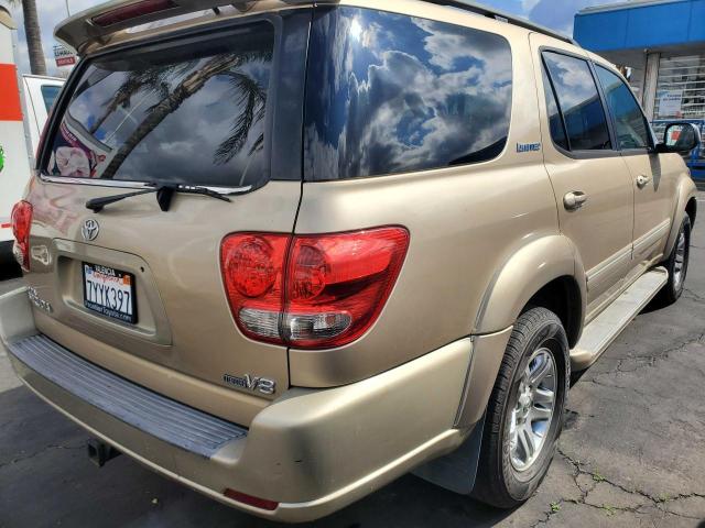 5TDZT38A35S252374 - 2005 TOYOTA SEQUOIA LIMITED GOLD photo 4