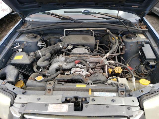 JF1SG67687H722609 - 2007 SUBARU FORESTER 2.5X LL BEAN BLUE photo 11