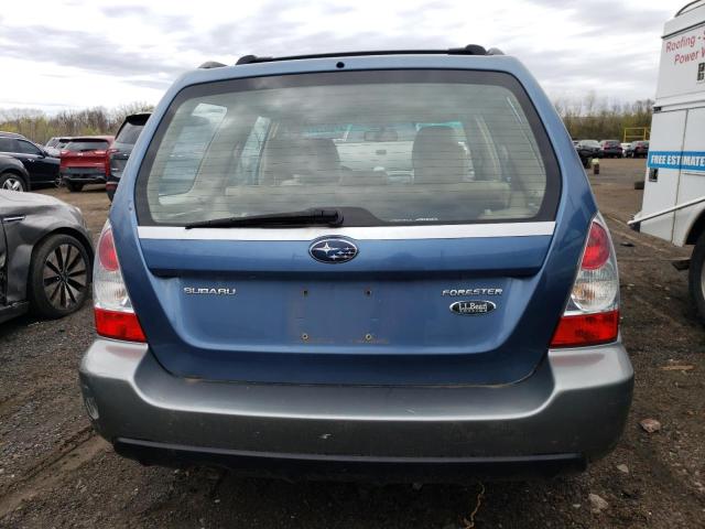 JF1SG67687H722609 - 2007 SUBARU FORESTER 2.5X LL BEAN BLUE photo 6