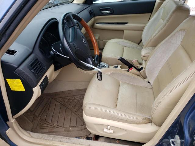 JF1SG67687H722609 - 2007 SUBARU FORESTER 2.5X LL BEAN BLUE photo 7