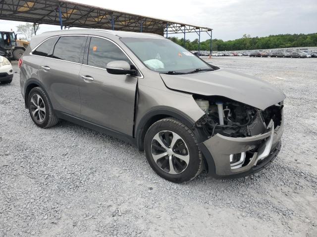 5XYPH4A50HG289153 - 2017 KIA SORENTO EX GRAY photo 4