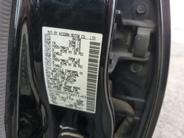 5N1ED28YXYC587149 - 2000 NISSAN XTERRA XE BLACK photo 13